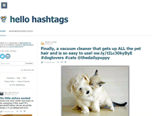 Tablet Screenshot of hellohashtags.com